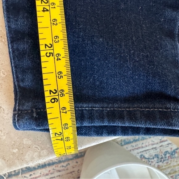 Paige Hoxton Ankle Telluride Dark Wash Blue Womens Size 28 Denim Mid Rise - Picture 12 of 15